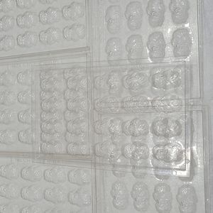 8 Christmas Santa Face Chocolate Molds!!!